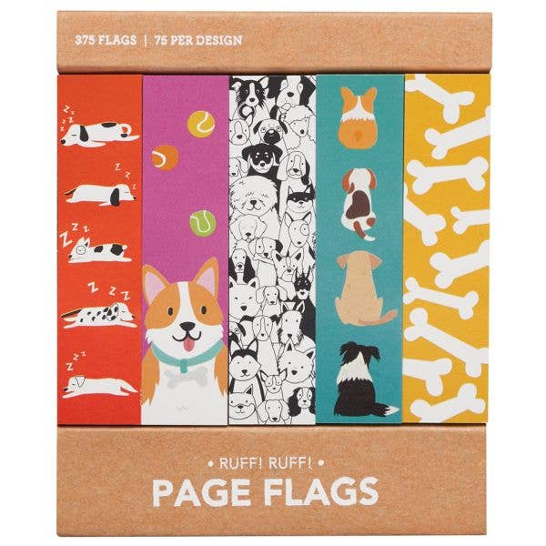 Page Flags-Ruff Ruff - Stationery for dog lovers
